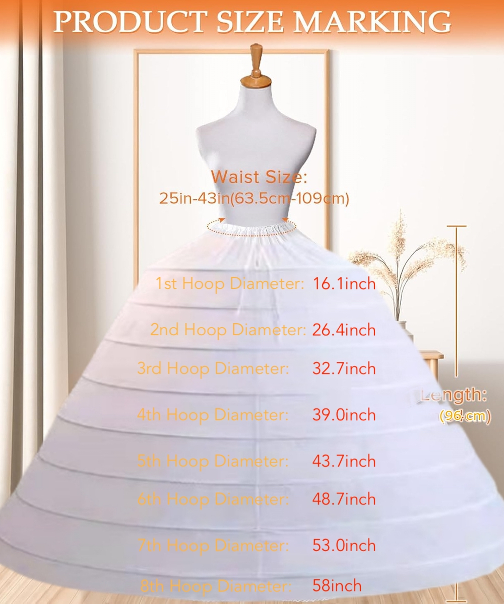 005II99 BALL GOWN HOOP SKIRT 
