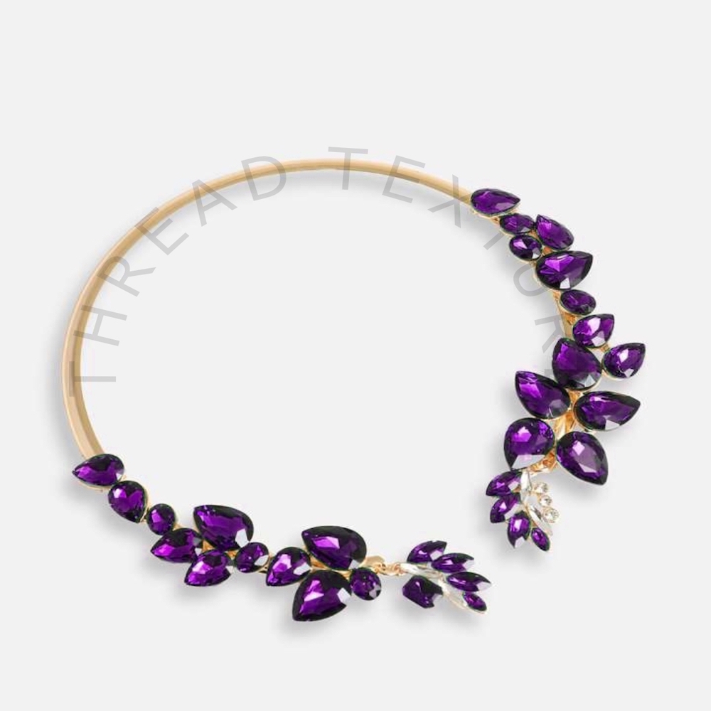 005II036 PREMIUM TEXTURED DIAMOND NECKLACE