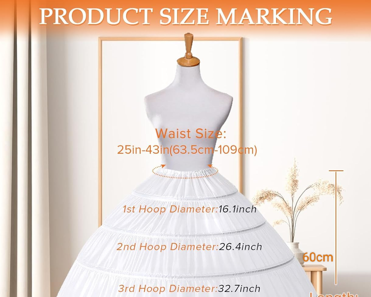 006II99 BALL GOWN HOOP SKIRT 