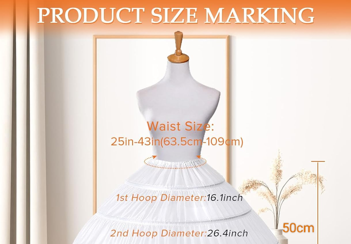 009II99 BALL GOWN HOOP SKIRT 