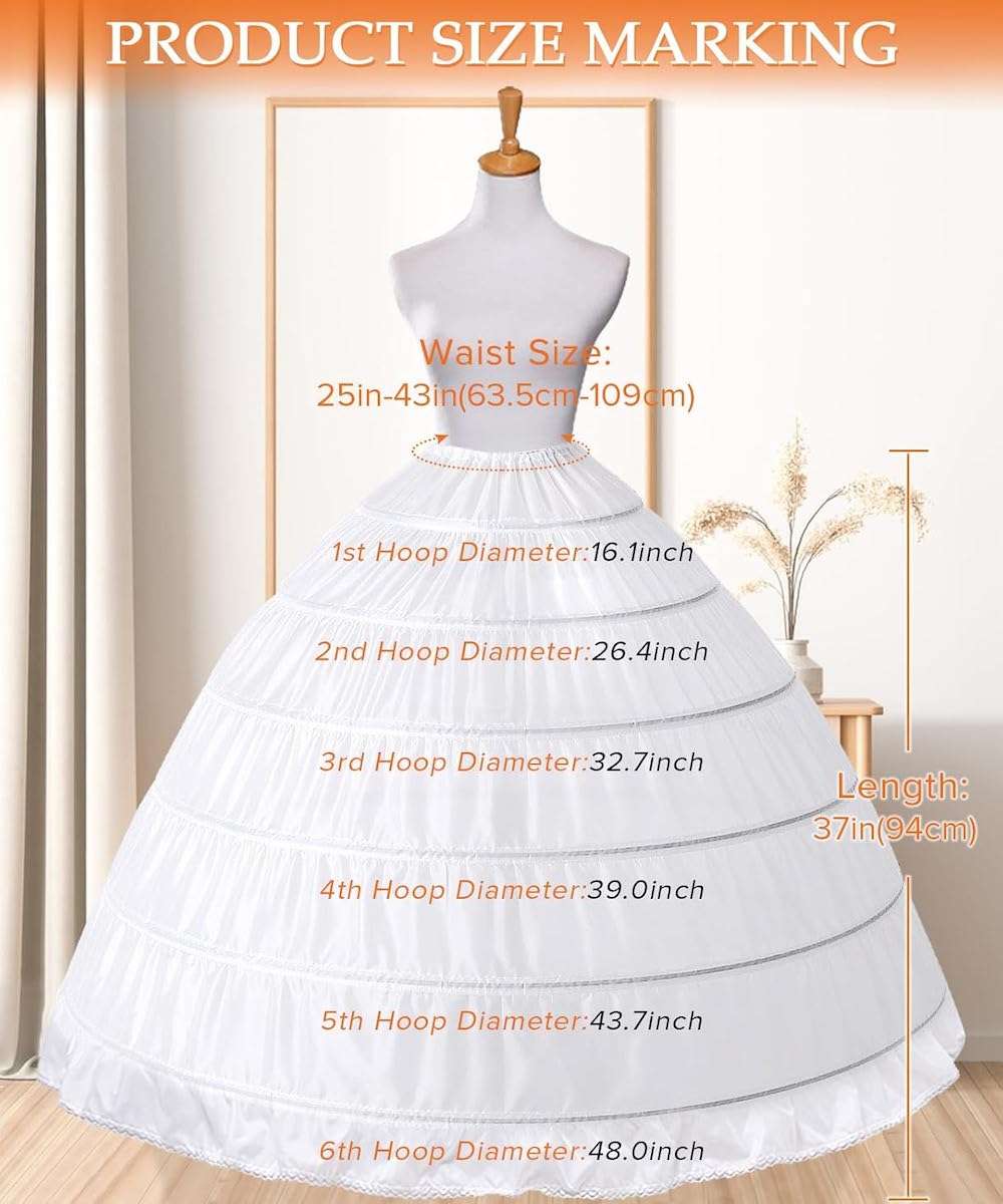 013II99 BALL GOWN HOOP SKIRT 