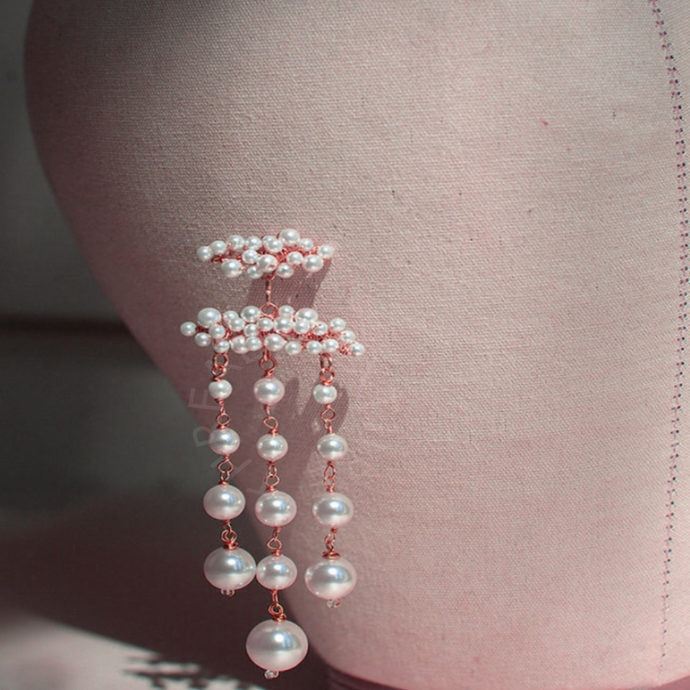 007II036 PREMIUM TEXTURED DIAMOND EARRING